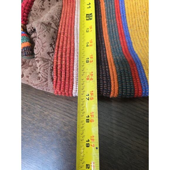 Buzhiyun Women Hippie Boho Chic Hobo Handbag Shoulder Bag Knit Embroidery Large - Picture 6 of 16